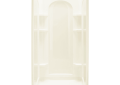 Sterling 72200100-96 36 inch x 34 inch x 75-3/4 inch Ensemble Series Curve Alcove Shower - Biscuit