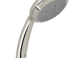 Perrin & Rowe B00102PN Rohl Cross Collection 4-Function Handshower, 4-13/16 in Dia Shower Head Multi-Function Shower Head, 1.8 gpm Flow Rate, 1/2 in Male Connection, Polished Nickel