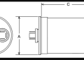 Ruud 43-25136-17 70/370 Single  Round Capacitor