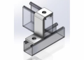 Empire 9064ZFZ Z Support, 2 Holes, 3-1/2 in W, For Use With 1-5/8 x 3-1/4 in Strut
