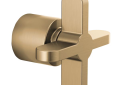Brizo® HX975-GL Odin® Handle Kit, For Use With 3 or 6-Function Diverter Trim, Luxe Gold, Import