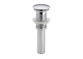 Brizo® RP72413PC Pushbutton Activated Pop-Up Drain Assembly, Polished Chrome, Brass Drain