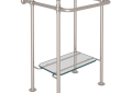 Perrin & Rowe RW2231STN Perrin & Rowe Finished Brass Wash Stand, 1 Shelves, Import
