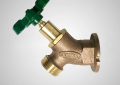 Prier® 34.67LF 34 Sillcock, 1/2 x 3/4 in Nominal, SWT End Style, Rough Brass Body, Green Handle Actuator