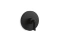 Kallista P24421-LV-BL One(TM) Thermostatic Trim, Lever Handle - Matte Black