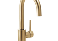 DELTA® 1959LF-CZ Bar/Prep Sink Faucet, Trinsic®, Brilliance® Champagne Bronze, 1 Handle, 1.5 gpm