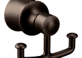 Moen® YB2103ORB Robe Hook, Dartmoor™, 2 Hooks, 3 in OAW x 2.41 in OAD x 1.63 in OAH, Import
