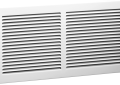Hart and Cooley 650-126-W 12" x 6" Steel Return Air Grille - White