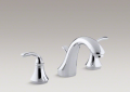 Kohler T10292-4-CP Deck-Mount Bath Faucet Trim, Sculpted Lever Handles