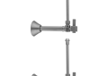 Jaclo® 629-6-62-PCH 629-6-62 Quarter Turn Angle Pattern Toilet Supply Kit, 6 Pieces