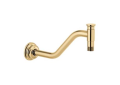 Brizo® RP100325PG Invari™ Angled Shower Arm and Flange, 11 in L, Solid Brass Arm, 1/2 in NPT, Import