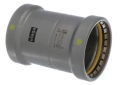 Viega 28795 MegaPressG 4 inch Press Carbon Steel Slip Coupling with HNBR Sealing Elements