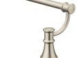 Moen® YB6424BN Towel Bar, Belfield™, 24 in L Bar, 5.2 in OAD x 3 in OAH, Aluminum, Brushed Nickel, Import