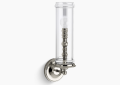 Kohler K-22545-SCO1-SNL Damask(R) One-Light Sconce - Polished Chrome
