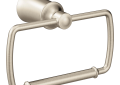 Moen® YB2186BN Towel Ring, Dartmoor™, 3-1/2 in OAD x 4.41 in OAH, Brushed Nickel, Import