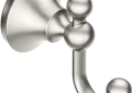 Creative Specialties YB5203BN Wynford(TM) Double Robe Hook in Brushed Nickel