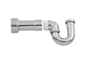 Jaclo® 272-PB Contemporary/Modren P-Trap, 1-1/2 x 1-1/4 in Nominal, 1-1/2 in Inlet x 3 in Outlet, Solid Brass, Domestic