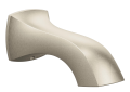 Moen® 191956BN Non-Diverter Tub Spout, Voss™, 7-3/4 in L, 1/2 in Slip-Fit Connection, Metal, Brushed Nickel, Import