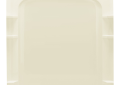 Sterling 72232106-96 60 inch x 72-1/2 inch Ensemble Series Curve Alcove Shower Back Wall - Biscuit