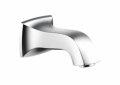 Hansgrohe 13413001 Metris C Tub Spout, 6 in L x 3 in H, 3/4 in MNPT x 1/2 in FNPT Connection, Brass, Polished Chrome, Import