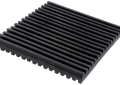 Ruud 864007 6 inch x 6 inch x 3/8 inch Thick Rubber Anti-Vibration Pad