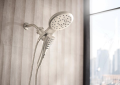 Moen® 220C3BN 220C3 Verso Standard With Handshower Spray Head, 2.5 gpm Max Flow, 8 Sprays, 7 in Head, 1/2 in Connection, Import
