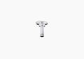 Kohler K-7396-CP 3 inch MasterShower Straight Ceiling-Mount Shower Arm - Polished Chrome