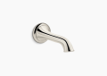 Kohler K-72791-SN Artifacts Wall-Mount Tub Spout with Flare Design - Vibrant Polished Nickel
