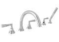 ROHL A2314LMAPC San Giovanni 5-Hole Deck Mount Tub Filler - Polished Chrome