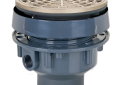 Sioux Chief 832-35PNR FinishLine 3 inch or 4 inch PVC Round Floor Drain - Nickel Bronze