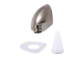 Brizo® RP36004BN Traditional Wall Elbow, 1/2 in, NPT x NPSM, Brass, Import