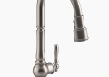 Kohler K-99259-VS Artifacts Single-Handle Kitchen Faucet with Pull Down Spray - Vibrant Stainless