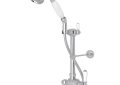ROHL U.5373NAPC Riser Diverter Handshower Hose Parking Bracket & 8" Thermostatic Outlet - Polished Chrome