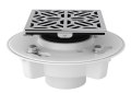 Rohl SDPVC2/3-3144APC PVC 2" X 3" Drain Kit with Mosaic Decorative Cover - Polished Chrome