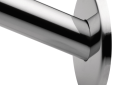 Moen® CSR2145CH Curved Shower Rod With Flange, 1 in Dia x 5 ft L Rod/Track, 304 Stainless Steel, Polished Chrome, Import