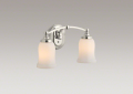 Kohler 11422-SN Bancroft (R) Double Wall Sconce