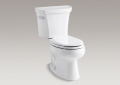 Kohler K-3998-0 Wellworth Two-Piece Elongated Toilet