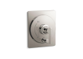 Kohler(R) K-T35919-4-SN Castia(TM) by Studio McGee Rite-Temp(R) Valve Trim with Push-Button Diverter - Vibrant Polished Nickel