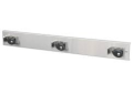 Moen® 8198 Mop Hanger, 26 in W x 1/2 in D x 3-1/2 in H, 3 Compartments, Wall Mount, Domestic