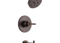 DELTA® T14459-RB Monitor® 14 Tub and Shower Faucet Trim, 1.75 gpm Shower, Venetian Bronze