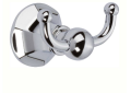 Ginger 611-PN Double Robe Hook - Polished Nickel