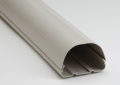 Rectorseal 84124 Fortress LD-122-I 4-1/2 inch x 96 inch Long PVC Lineset Cover Duct - Ivory