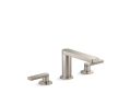 Kohler(R) 73060-4-BN Composed(R) Widespread Bathroom Sink Faucet with Lever Handles, 1.2 GPM - Vibrant Brushed Nickel