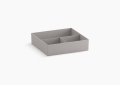 Kohler K-33587-1WT     3/4 view of product  Divided Drawer Organizer - Mohair Grey