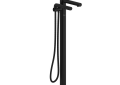 Riobel TGS39BK GS Single Hole Floor Mount Tub Filler Trim - Black