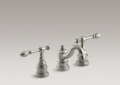 Kohler 6811-4-BN Widespread Lavatory Faucet, Lever Handles