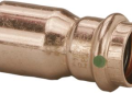 Viega 78077 ProPress 3/4 inch Street Press x 1/2 inch Press Copper Fitting Reducer with EPDM Sealing Element