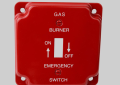 Diversitech 625-S17 4 inch x 4 inch Gas Emergency Switch Plate