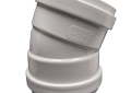 6 Inch PVC SDR35 Gasketed Sewer and Drain 22-1/2 Degree Elbow