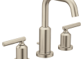 Moen T6142BN Gibson Two-Handle High Arc Bathroom Faucet - Brushed Nickel